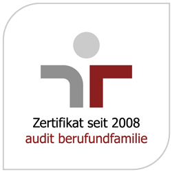 Audit Logo: Zertifikat seit 2008 audit beruf und Familie