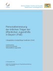 Umschlag des Handbuches Personalbemessung der örtlichen Träger der öffentlichen Jugendhilfe in Bayern (PeB) zu unbegleiteten minderjährigen Ausländern (UmA) mit den Themen Inobhutnahme, Amtsvormundschaft und wirtschaftliche Jugendhilfe